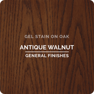 General Finishes Oil Based Gel Stain - Antique Walnut (ON OAK)