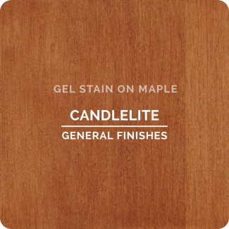 General Finishes Oil Based Gel Stain - Candlelite (ON MAPLE)