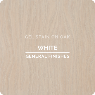 General Finishes Oil Based Gel Stain - White (ON OAK)