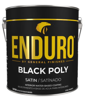 General Finishes enduro water based polyurethane cabinet finish black semi-gloss
