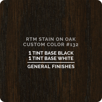 General Finishes RTM Wood Stain Custom Color Color - #132 (ON OAK)
