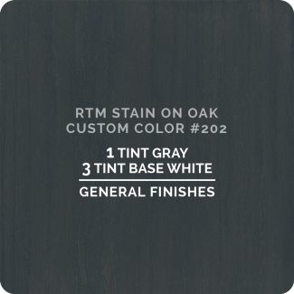 General Finishes RTM Wood Stain Custom Color - #202 (ON OAK)