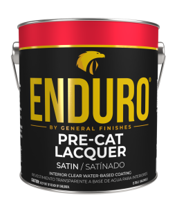 General Finishes enduro pre-cat lacquer water based finish